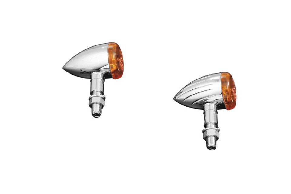 HIGHWAY HAWK Blinker SET BULLET PLAIN (Paar)