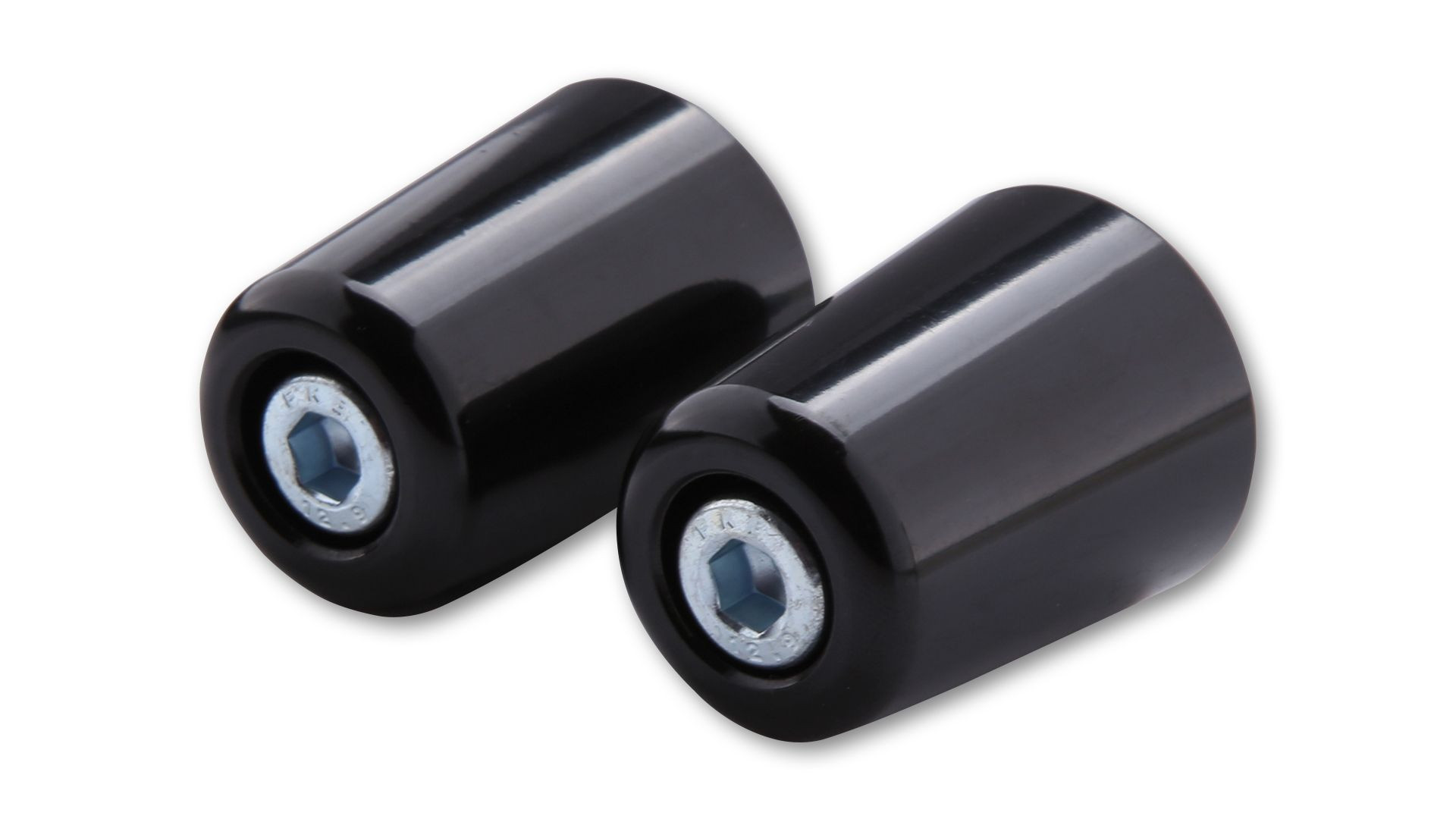 SHIN YO Lenkergewicht, div. Kawasaki Originallenker, Alu, schwarz (Paar)