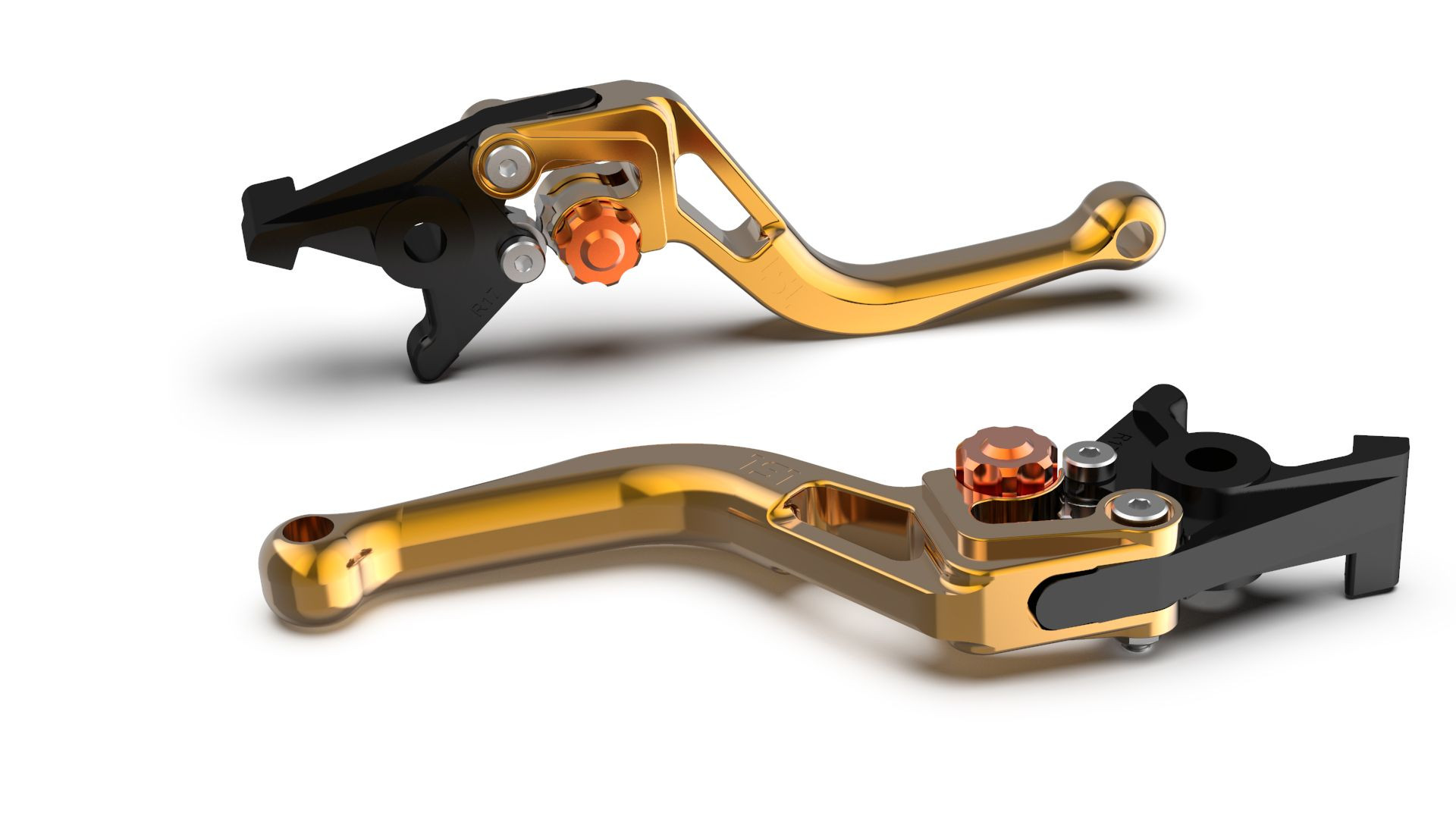 LSL Bremshebel BOW R36, kurz, gold/orange