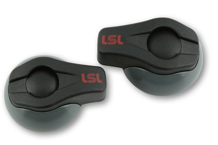 LSL Crash-Pads, grau (Paar)