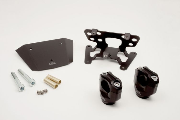 LSL Klemmbock.-Kit Ø28,6 Yamaha MT-07, schwarze Klemmböcke (Stück)