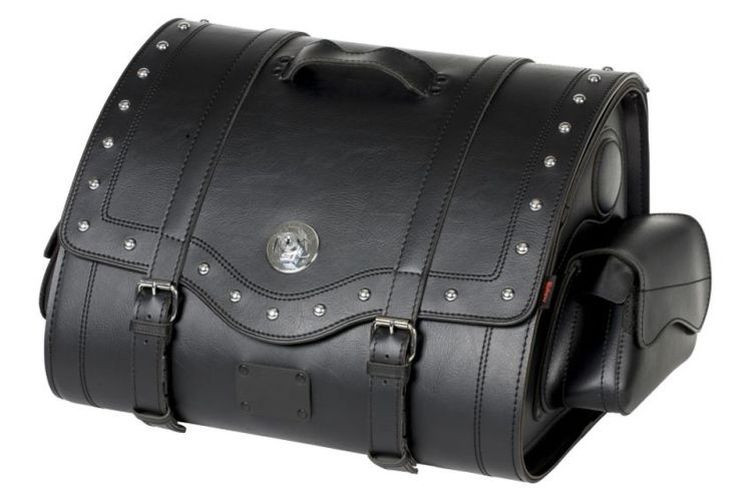 HIGHWAY HAWK Ledertasche Memphis, Medium, genietet (Stück)