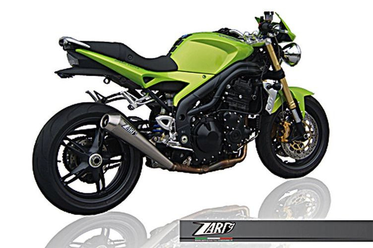 ZARD- Auspuff Triumph Speed Triple, 07-10, Edelstahl 3-1, + Kat. (Stück)