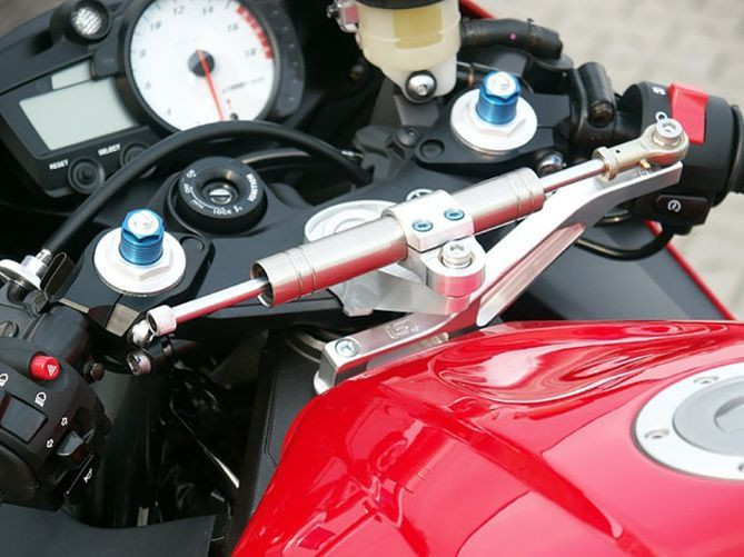 LSL Lenkungsdämpfer Kit YAMAHA YZF-R6 03-05, titan (Set)