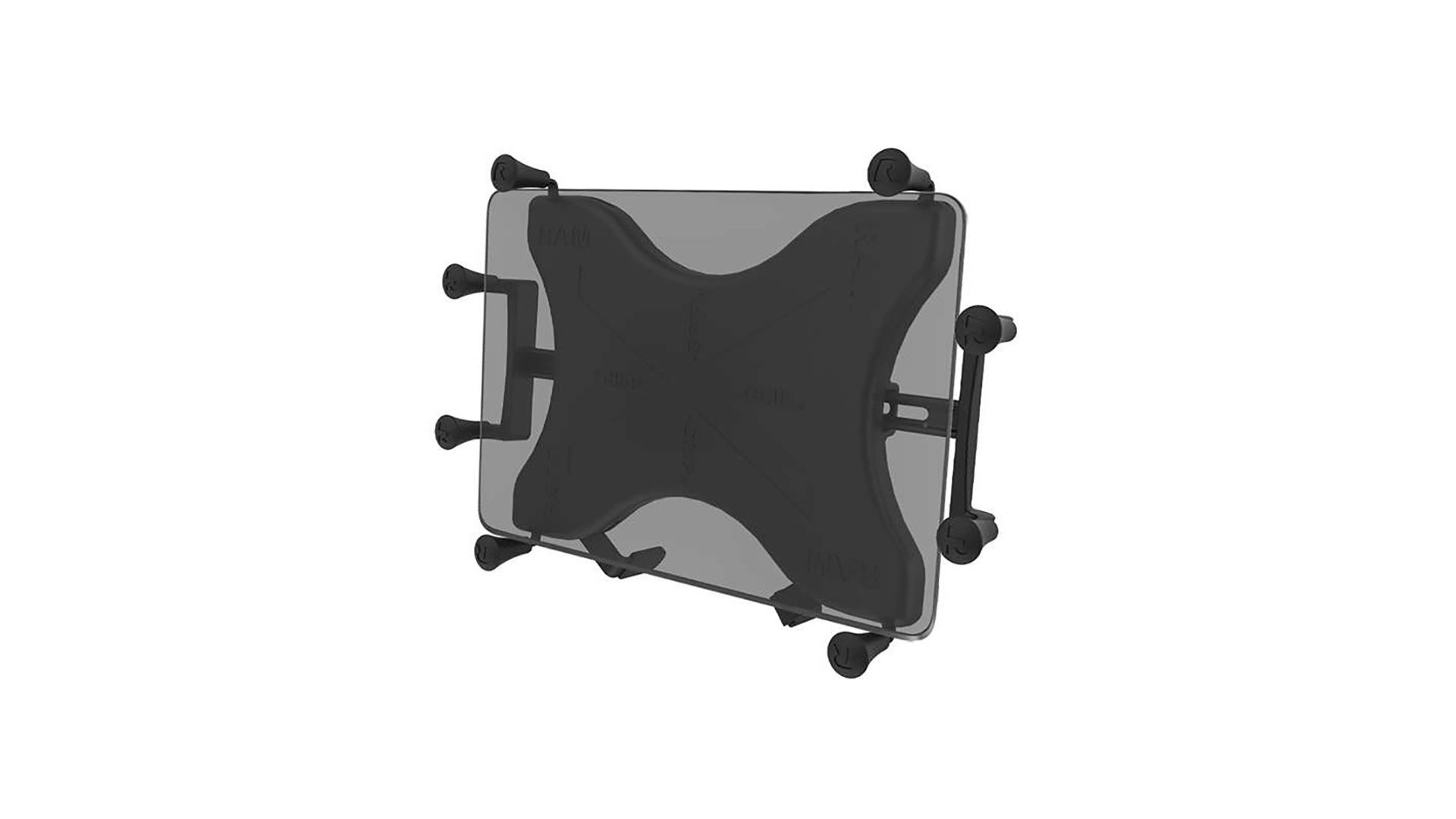 RAM Mounts X-Grip Universal Halteklammer für 10 Zoll Tablets - Aufnahme runde Basisplatte (B- oder C-Kugel)