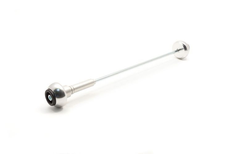LSL Crash Ball Achse DUCATI Hypermotard, silber, hinten (Set)