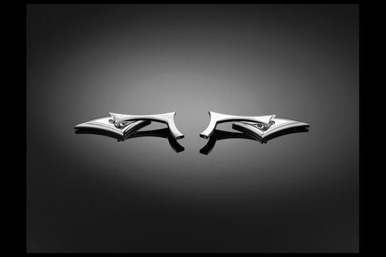 HIGHWAY HAWK Spiegel-Set RAZORBACK (Paar)