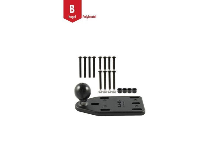 RAM Mounts Motorrad-Basisbefestigung für Brems-/Kupplungsbehälter - B-Kugel (1 Zoll) (Stück)