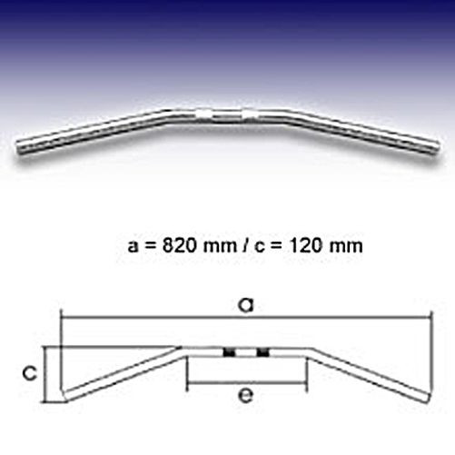 FEHLING Lenker Drag Bar Medium, 1 Zoll, 82cm (Stück)