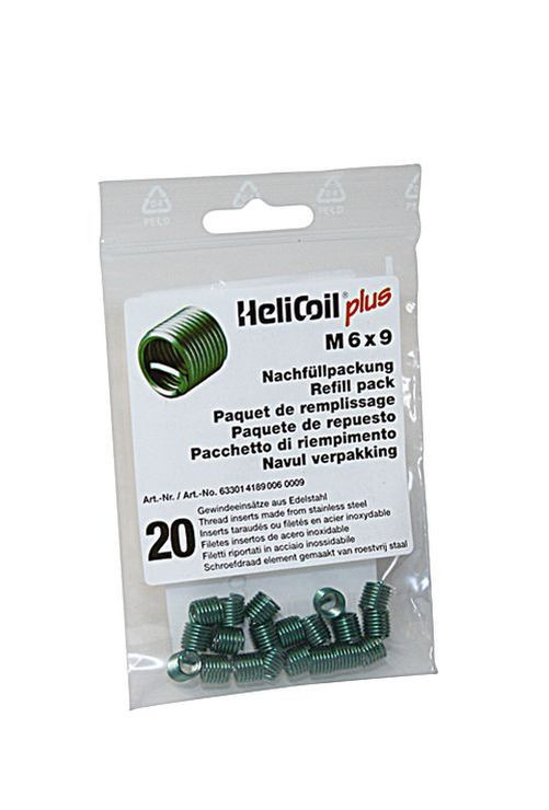 HELICOIL Nachfüllpackung HeliCoil plus Gewindeeinsätze M 6 (Satz)