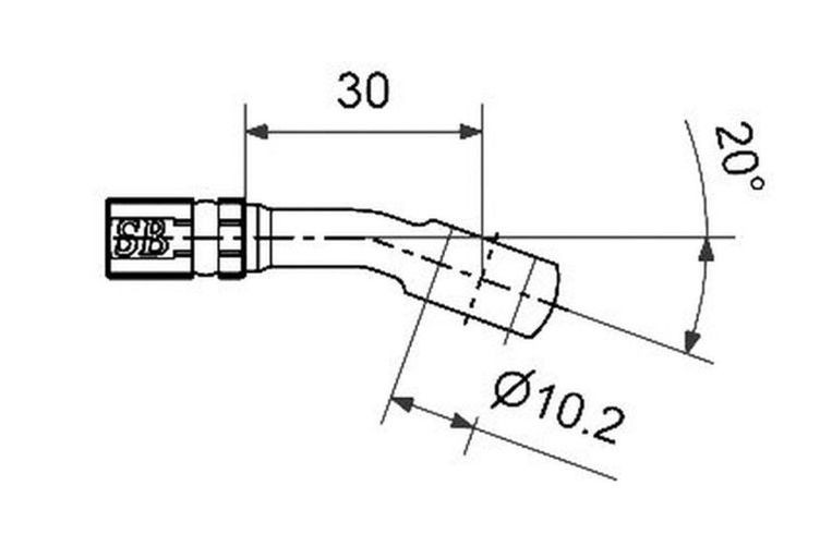 HIGHWAY HAWK Fitting 20°. (Stück)