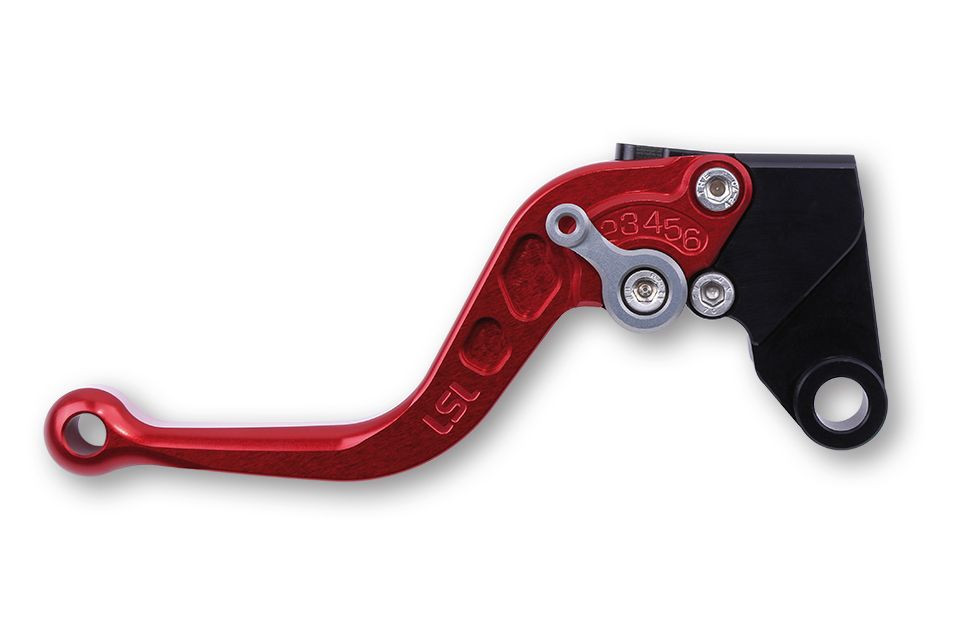 LSL Kupplungshebel L17, Kawasaki kurz, rot/anthrazit (Stück)