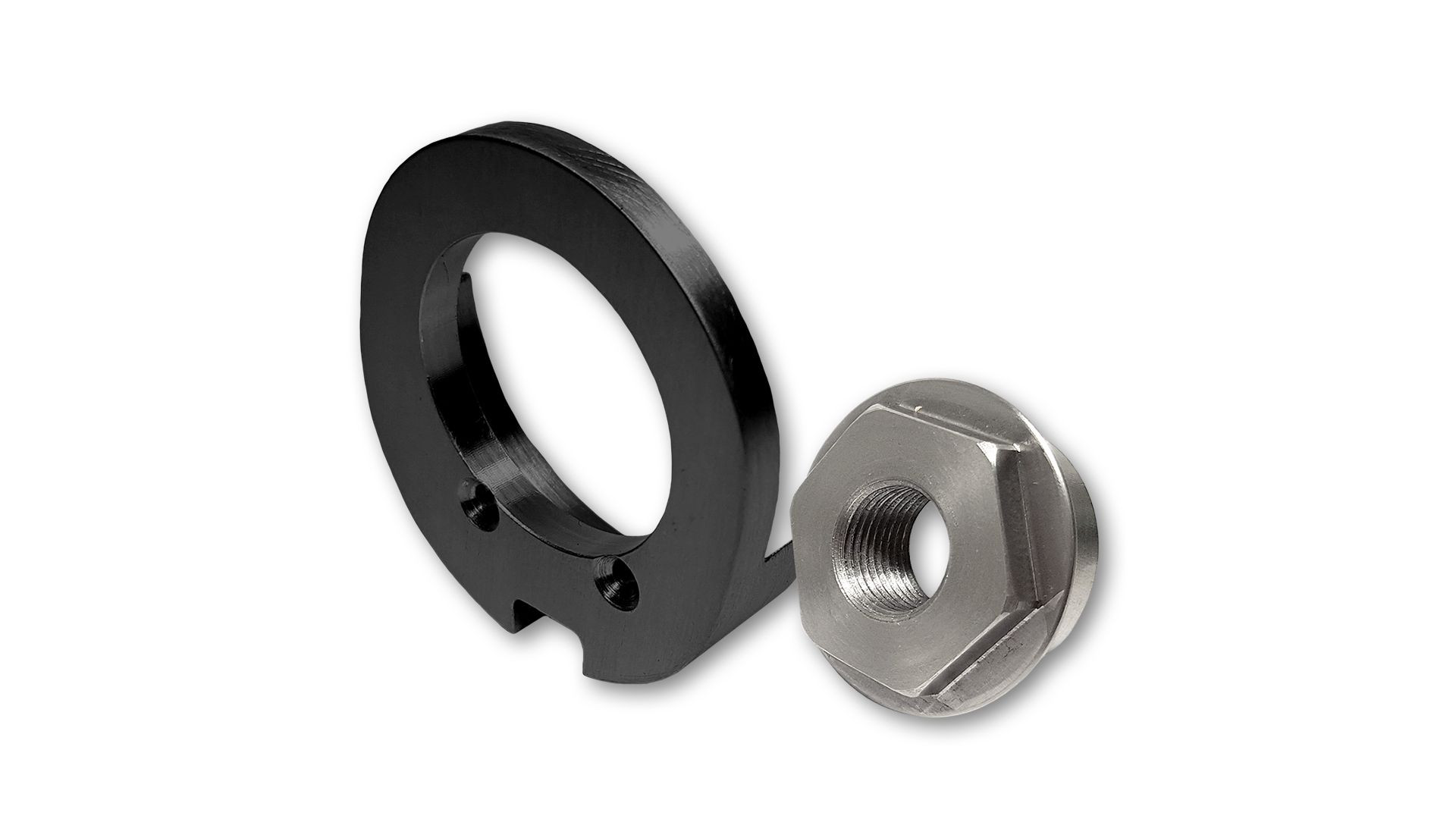 HeinzBikes Adapter SET 3/4 Zoll Steckachse für seitlichen Kennzeichenhalter, SOFTAIL - 2007 (Stück)