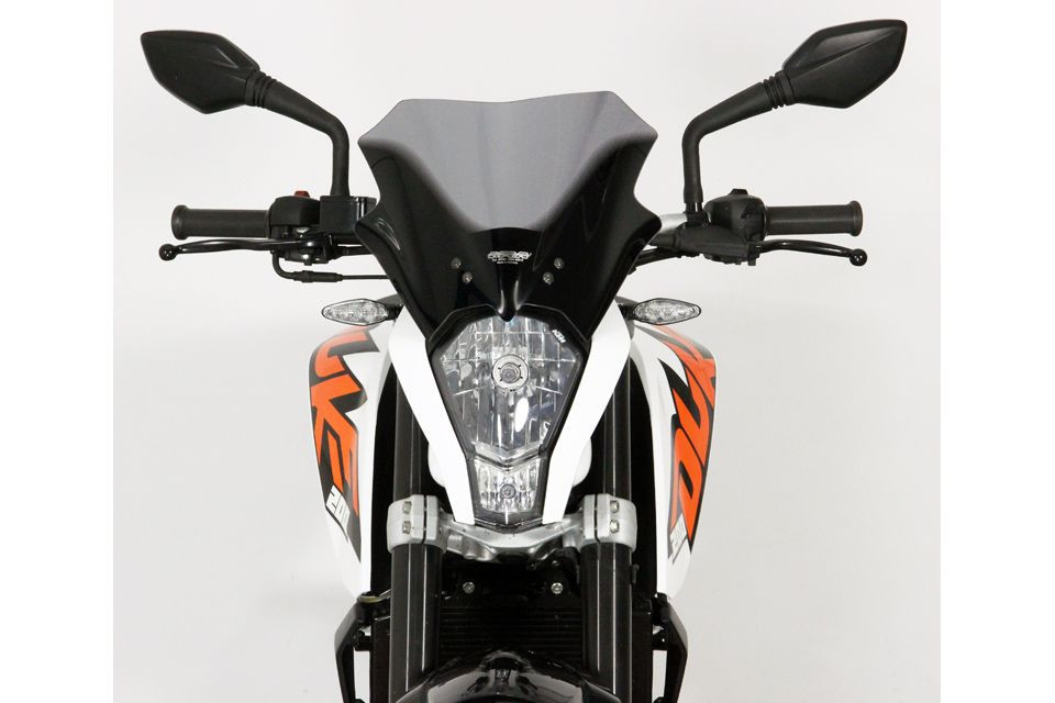 MRA Racingscheibe R,KTM DUKE 125 / 200 /390 alle Baujahre, rauchgrau (Stück)