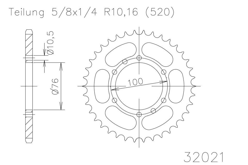 ESJOT Kettenrad, 40 Zähne diverse Modelle (Stück)