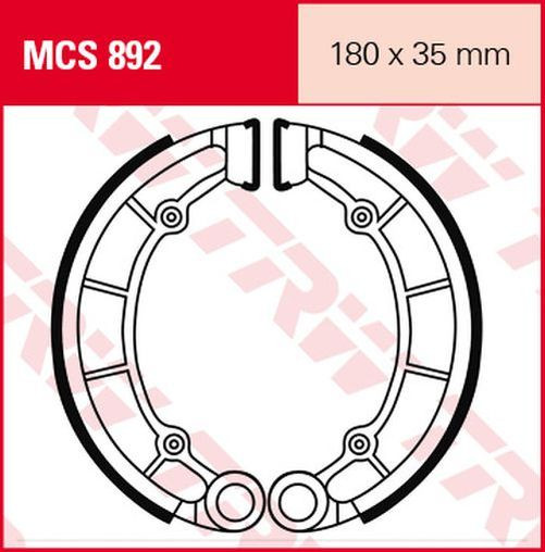 TRW Lucas Bremsbacken MCS892 kawasaki (Satz)