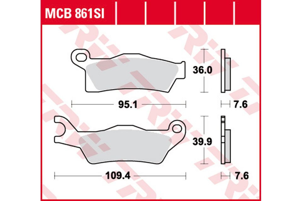 TRW Lucas Offroad Sinterbelag MCB861SI
