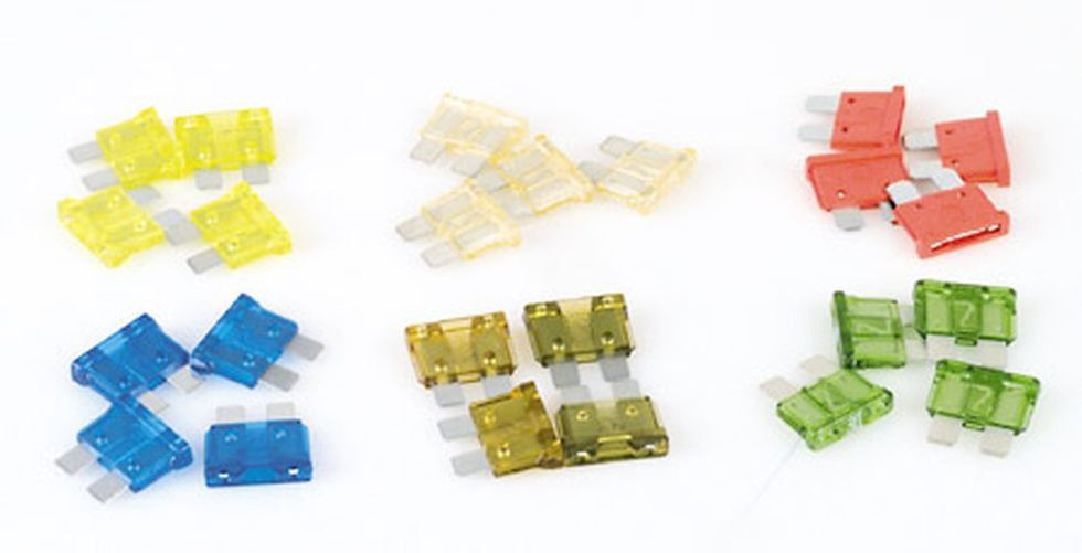 Stecksicherung gelb, 20 A, 10er Pack (10 Stück)