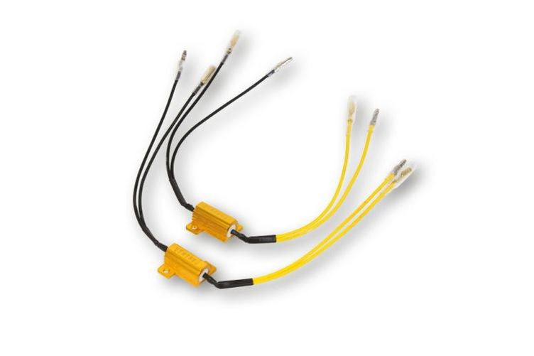 SHIN YO Leistungswiderstand 25 W- 7,5 Ohm mit Kabel (Paar)