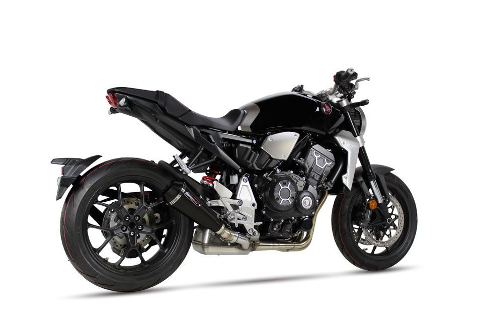 TAKKONI Edelstahl Auspuff, schwarz, Kawasaki Z 1000, 10-, Z 1000 SX 11-, Euro 3+4 (Paar)