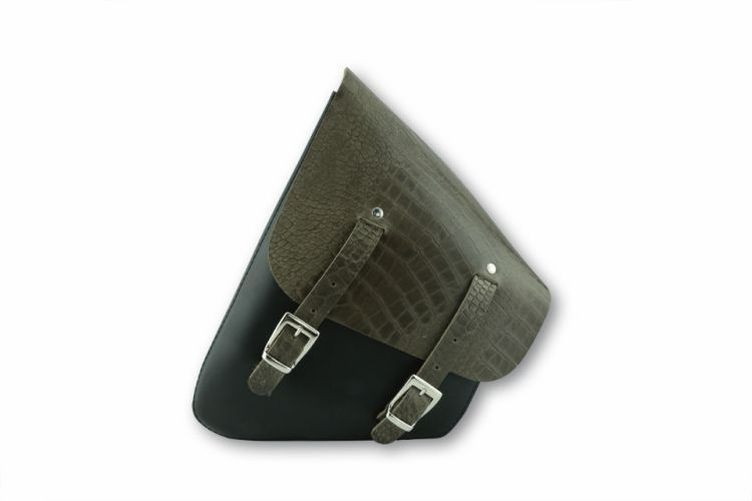 STOVERINCK Lederpacktasche SANTA FE, mit Kaiman Deckel (Stück)
