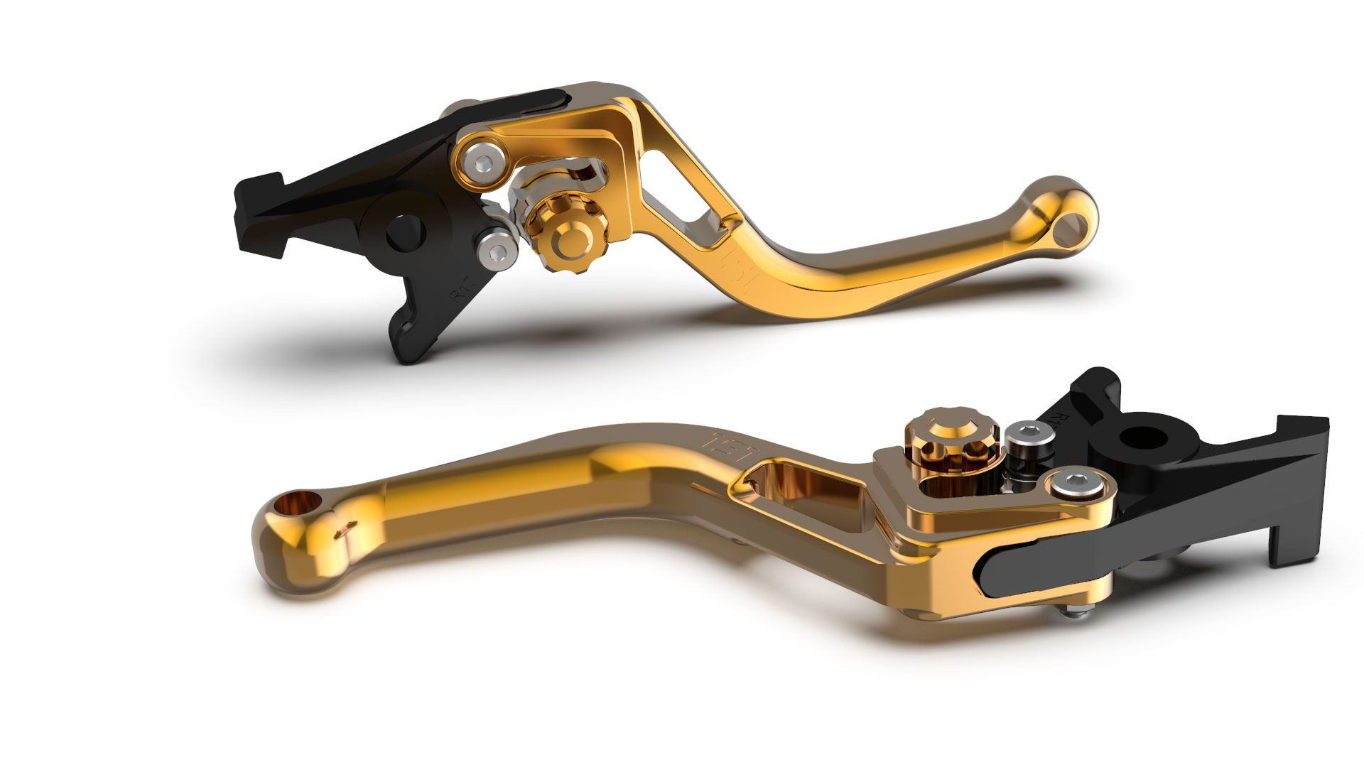 LSL Bremshebel BOW R36, kurz, gold/gold (Stück)