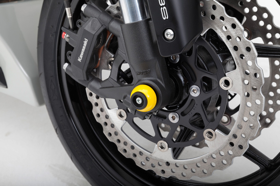 LSL Achs Ball vorn BMW F750GS, gelb (Set)