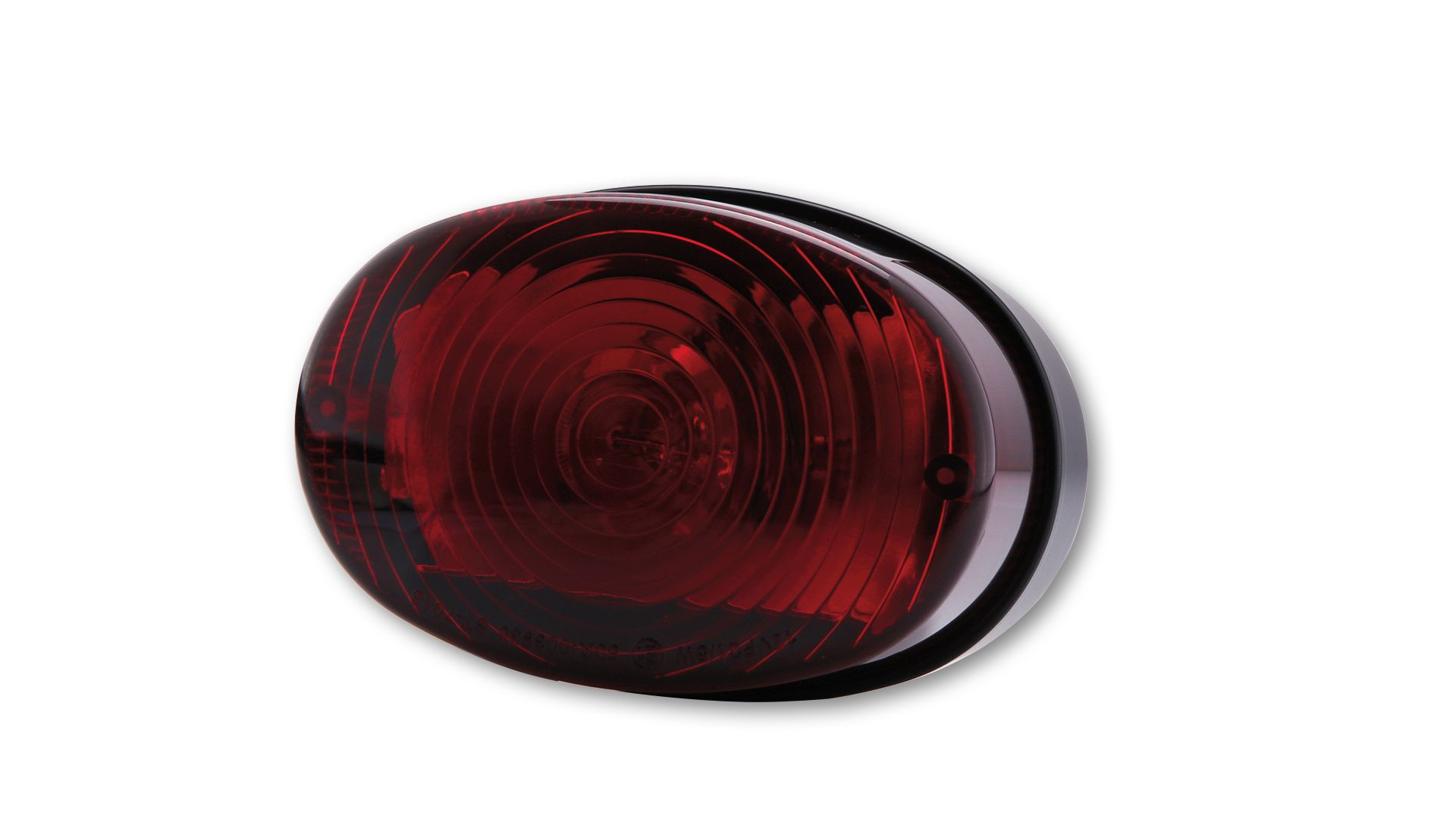 SHIN YO Universal Rücklicht OVAL, rotes Glas (Stück)