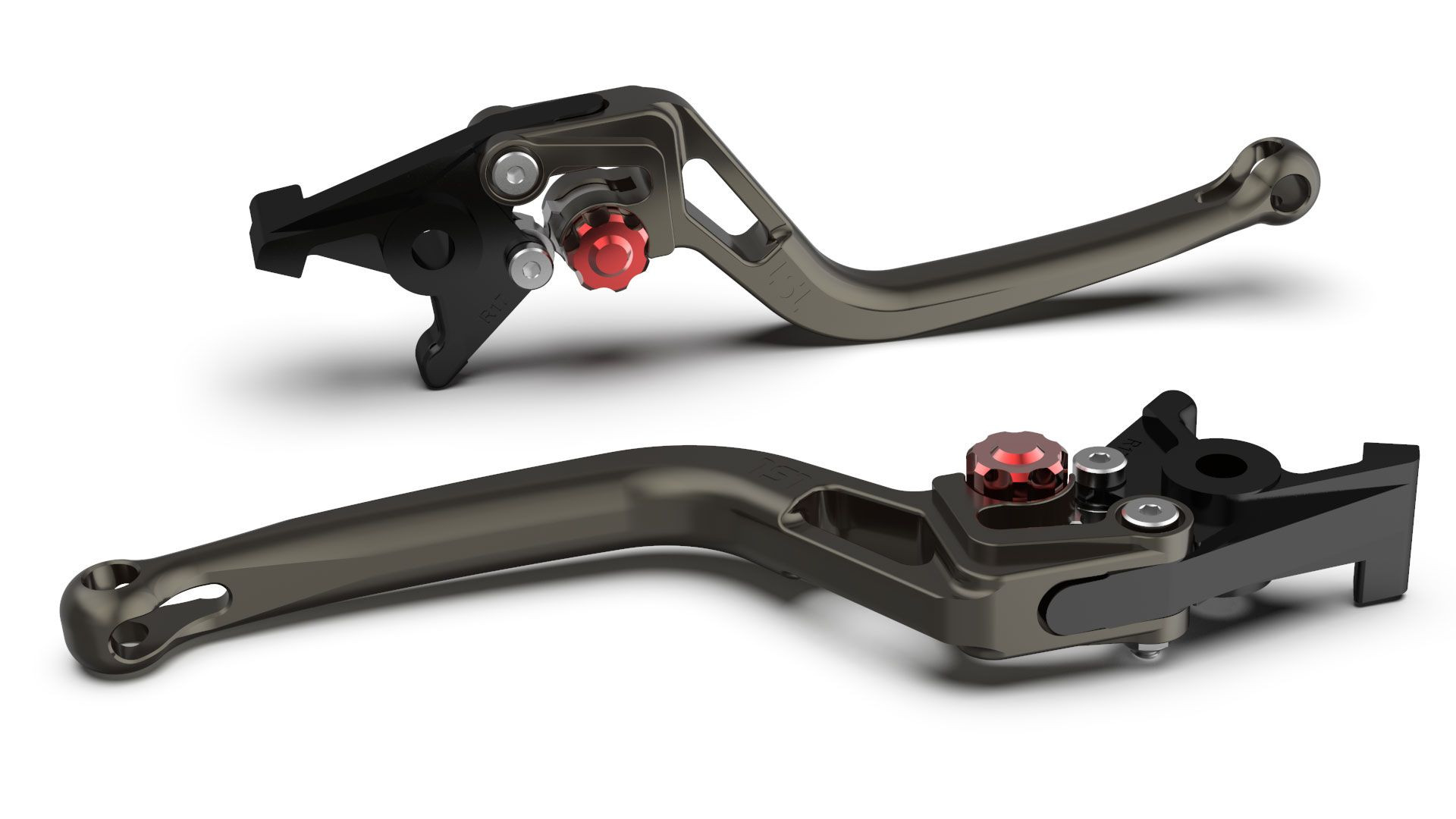 LSL Bremshebel BOW R70, anthrazit/rot (Stück)