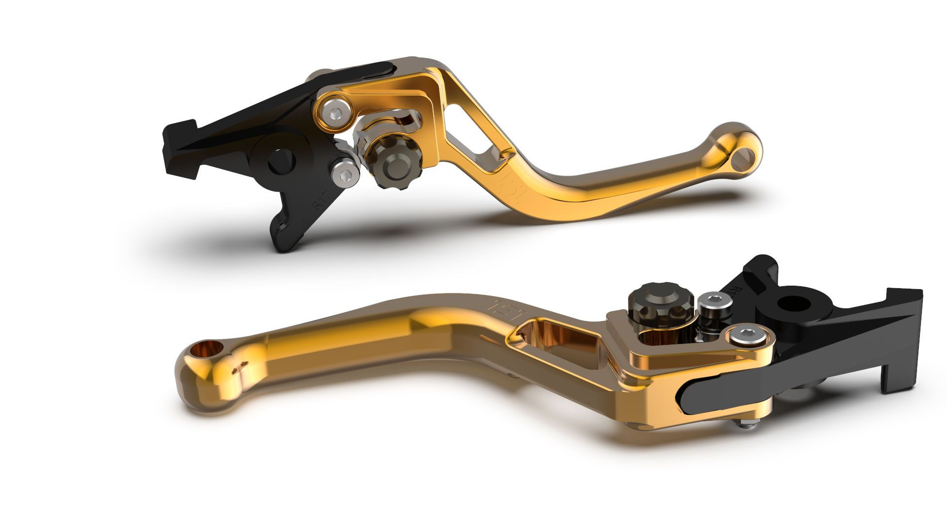LSL Bremshebel BOW R38R, kurz, gold/anthrazit (Stück)
