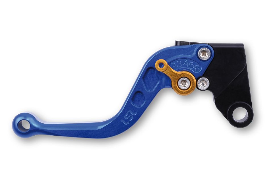 LSL Kupplungshebel L03, kurz, Suzuki blau/gold (Stück)