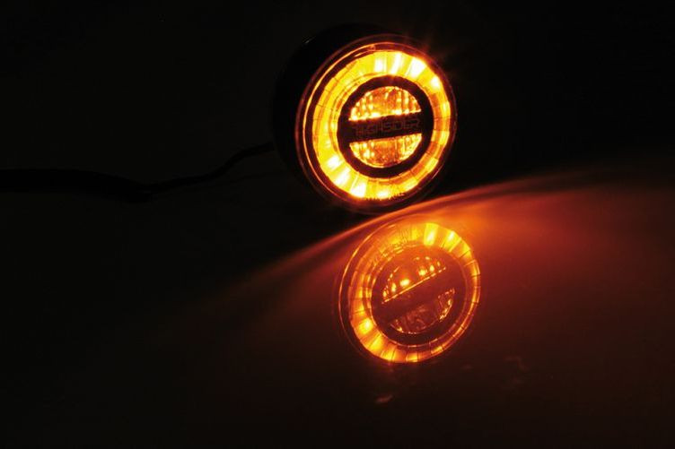 HIGHSIDER ROCKET LED Blinker Einheit, schwarz (Paar)
