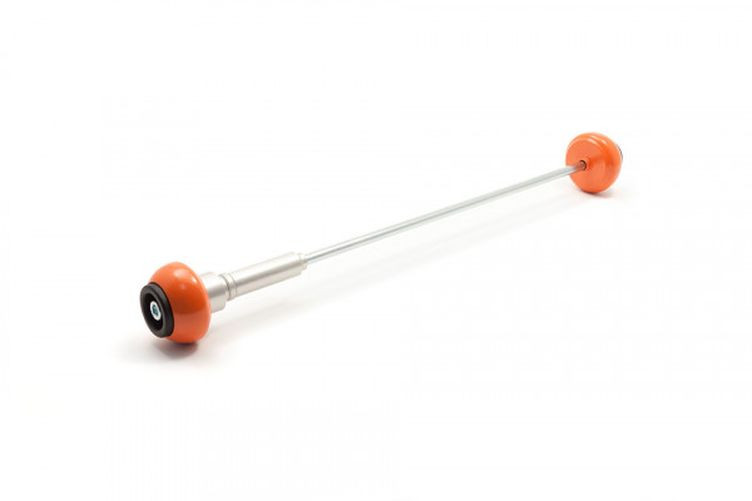 LSL Crash Ball Achse Yamaha MT-07, orange, vorn (Set)