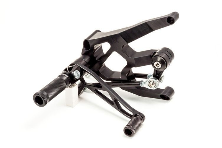 LSL Rastenanlage Harley Davidson Sportster 04-, schwarz ohne ABS (Stück)