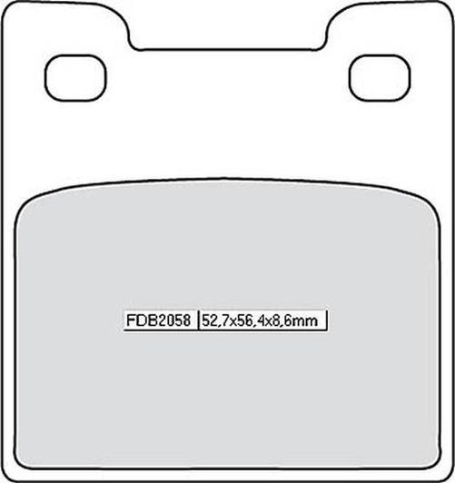 FERODO Bremsbelag FDB 2058 Platinum (Satz)