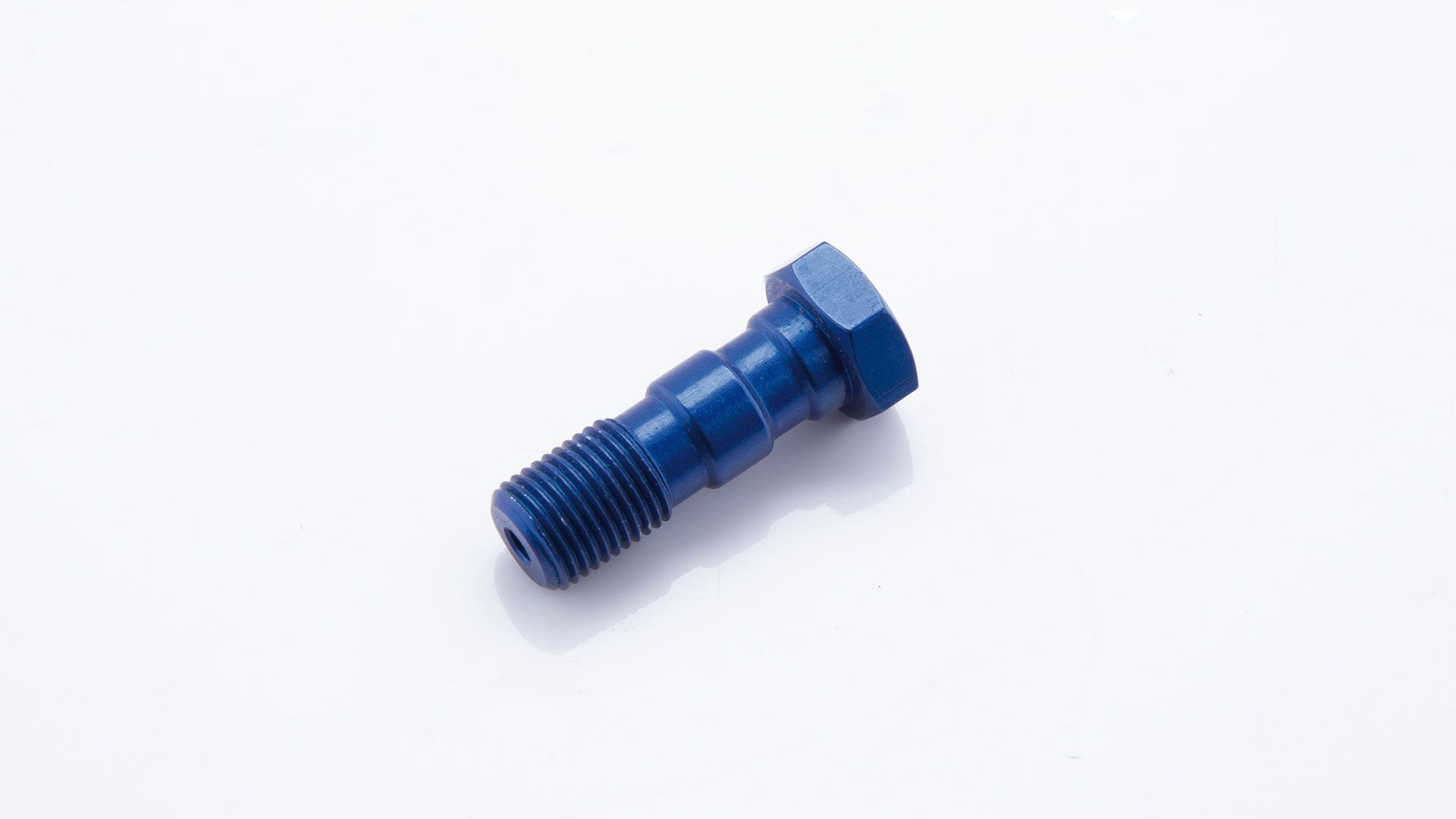 LSL Alu-Doppelhohlschraube M10x1.00, blau (Stück)