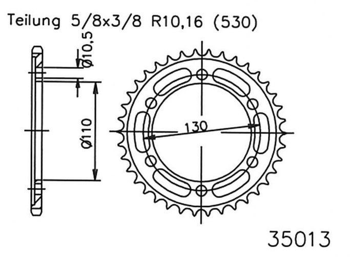 ESJOT Kettenrad, 47 Zähne diverse Modelle (Stück)