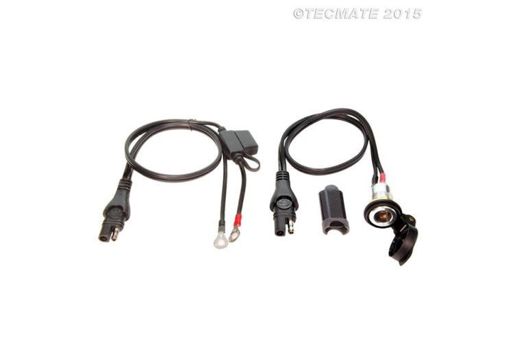 OPTIMATE Motorrad-Steckdose mit SAE-Kupplung und Ösenkabel (No.18) (Stück)