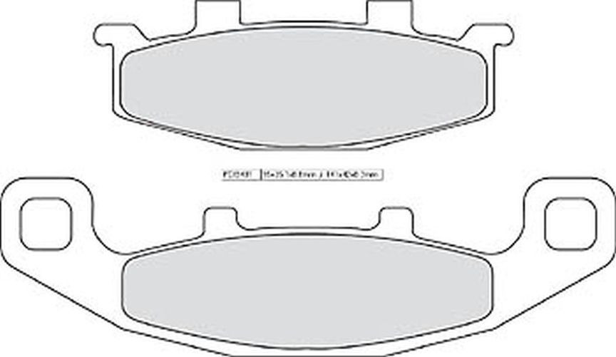 FERODO Bremsbelag FDB 481 Platinum (Satz)