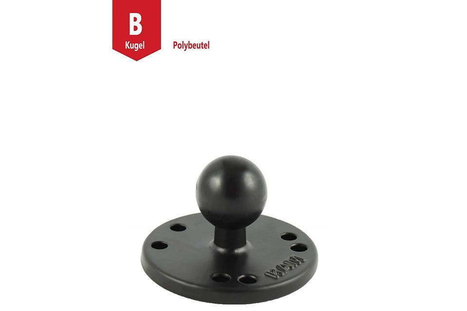 RAM Mounts Basisplatte rund (AMPS) - B-Kugel (1 Zoll) (Stück)