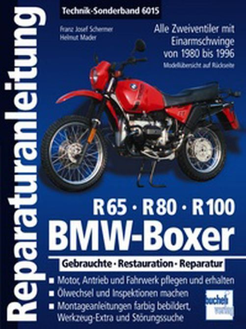 Motorbuch Reparatur-Anleitung BMW Boxer R65, R80, R100 Monolever (Stück)