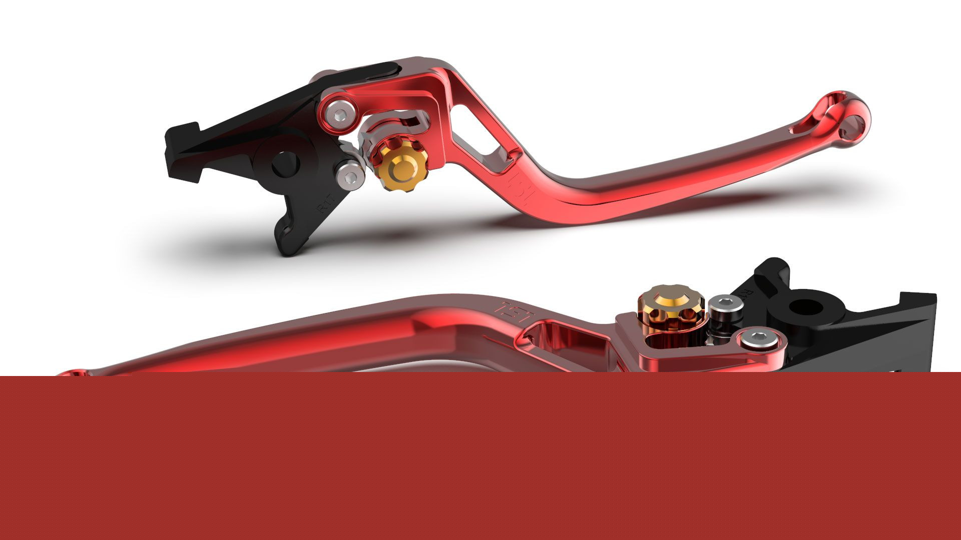 LSL Kupplungshebel BOW L39R, rot/gold (Stück)