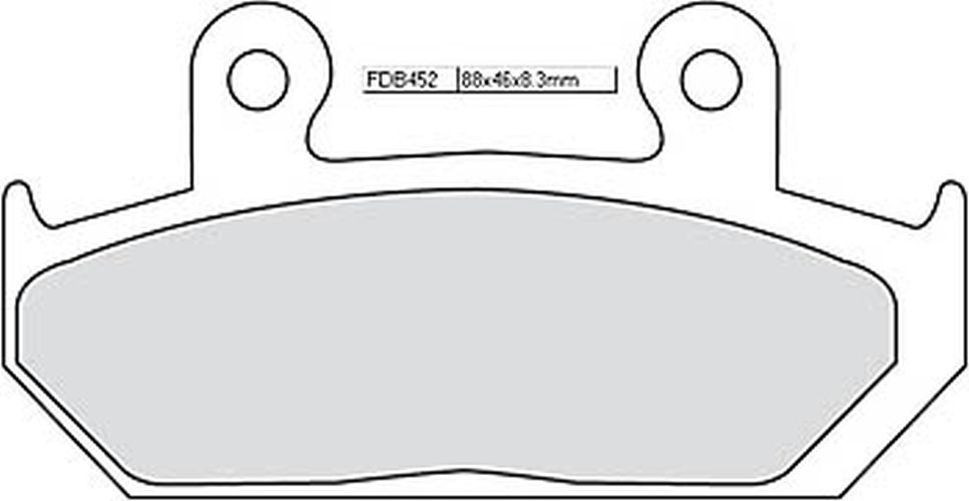 FERODO Sinterbelag FDB 452 ST (Satz)