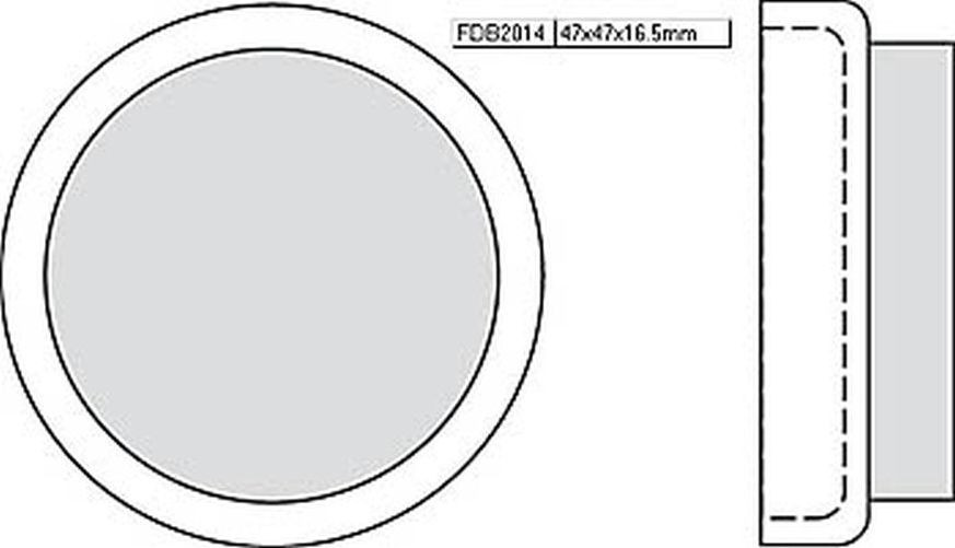 FERODO Sinterbelag FDB 2014 SG (Satz)