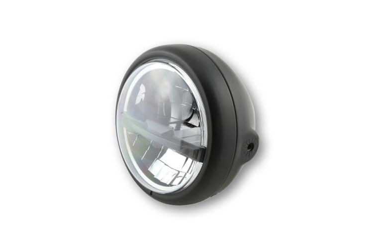 HIGHSIDER 5 3/4 Zoll LED-Scheinwerfer PECOS TYP 5, schwarz matt (Stück)