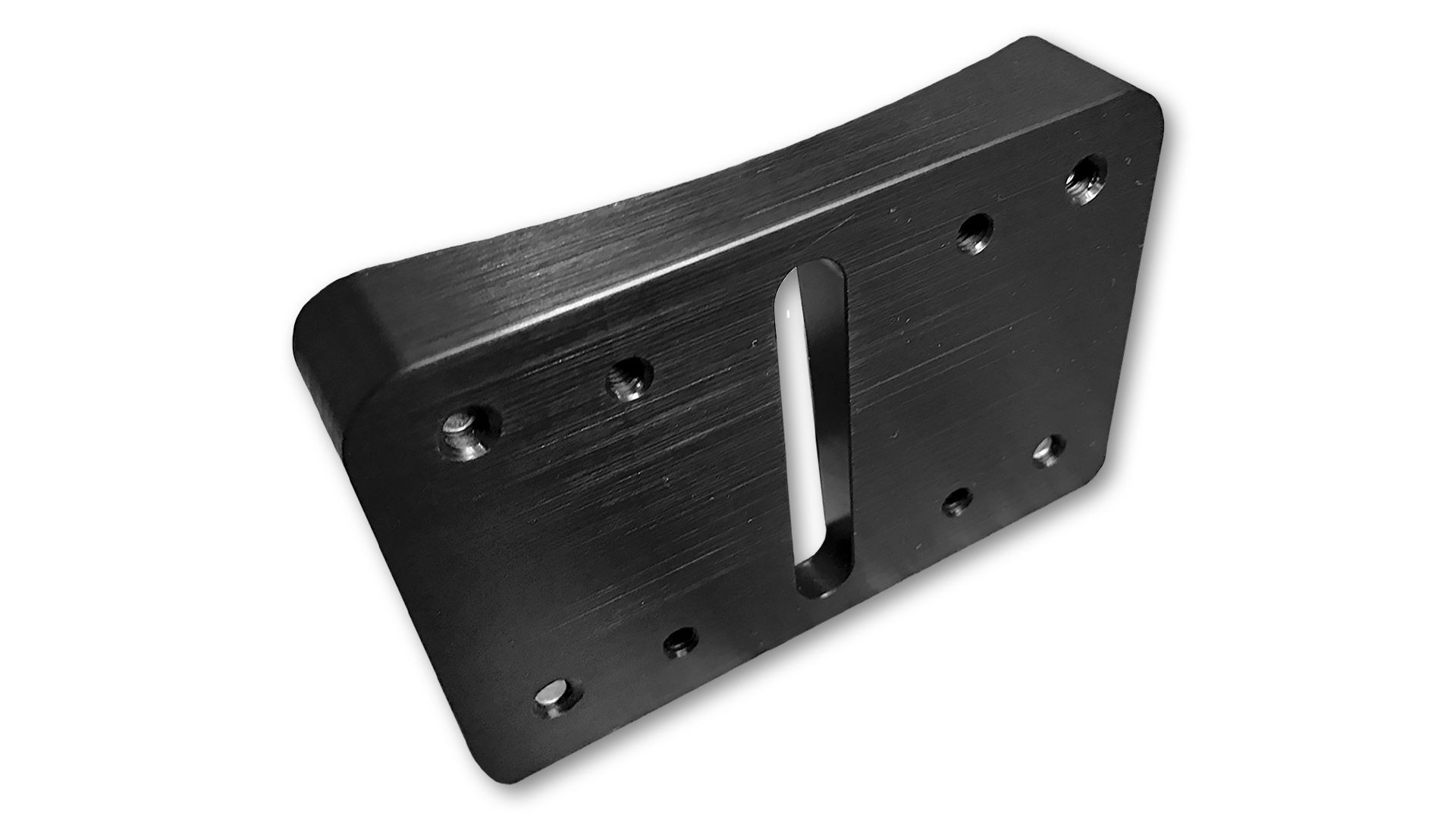 HeinzBikes Mount Adapter für Kennzeichenhalter für H-D Modelle mit zentralem Rücklicht ab 2018, schwarz