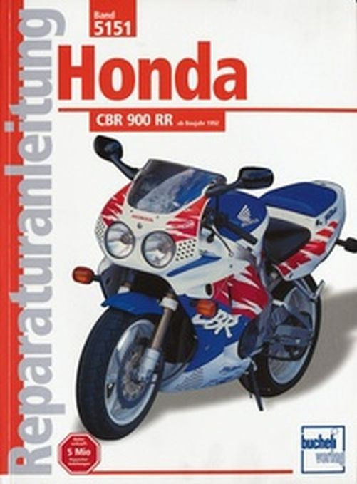 Motorbuch Bd. 5151 Reparatur-Anleitung HONDA CBR 900 RR (ab 92) (Stück)