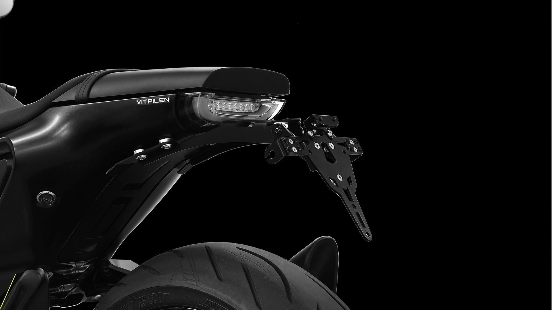 IBEX-Pro Kennzeichenhalter HUSQVARNA 701 Vitpilen, 18- (Stück)
