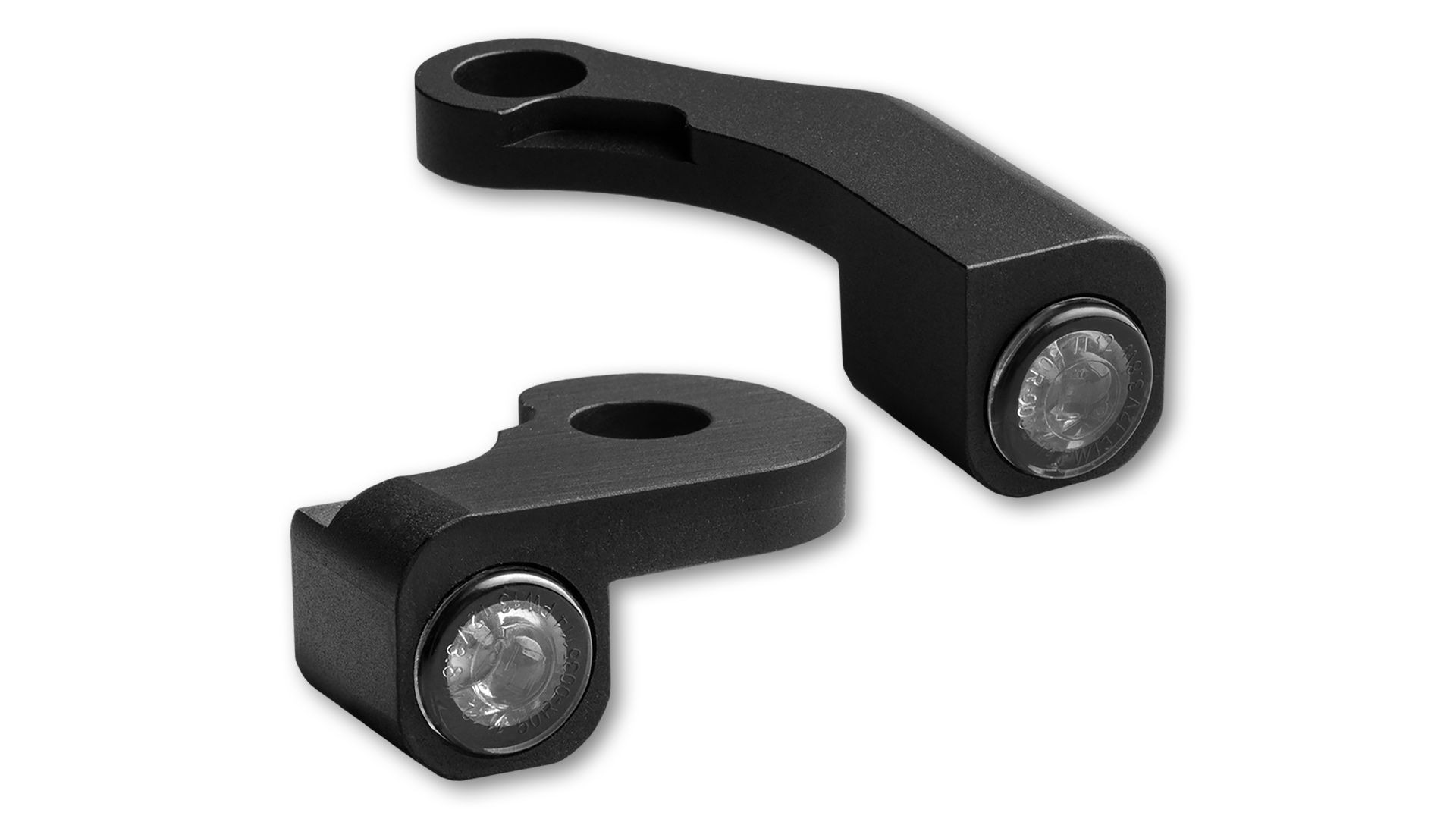 HeinzBikes NANO Series LED Blinker für H-D Lenkerarmaturen TOURING 2009-2013, schwarz