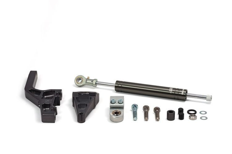 LSL Lenkungsdämpfer Kit Kawasaki ZX-10R/ZX6, 06-, titan (Set)